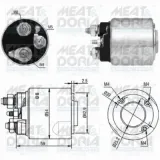 Magnetschalter, Starter MEAT & DORIA 46148