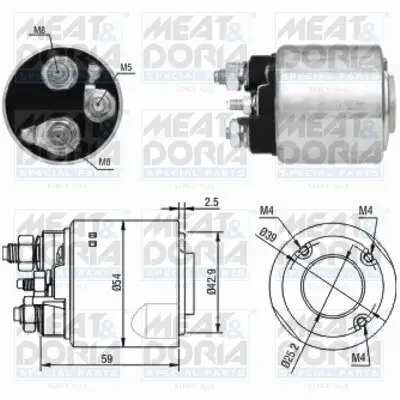 Magnetschalter, Starter MEAT & DORIA 46148 Bild Magnetschalter, Starter MEAT & DORIA 46148