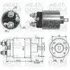 Magnetschalter, Starter MEAT & DORIA 46166