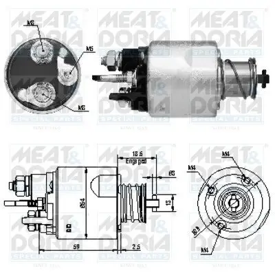 Magnetschalter, Starter MEAT & DORIA 46169 Bild Magnetschalter, Starter MEAT & DORIA 46169