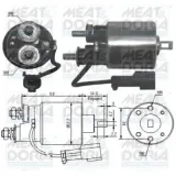 Magnetschalter, Starter MEAT & DORIA 46175