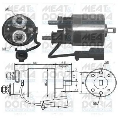 Magnetschalter, Starter MEAT & DORIA 46175 Bild Magnetschalter, Starter MEAT & DORIA 46175