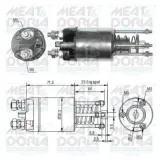 Magnetschalter, Starter MEAT & DORIA 46188