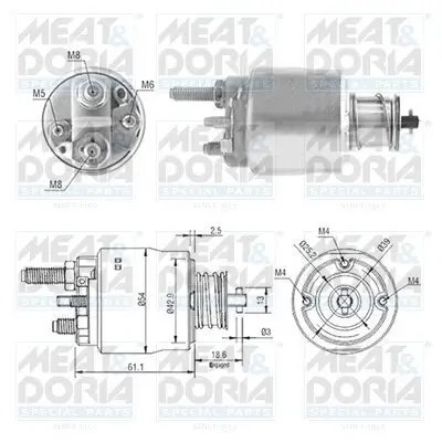 Magnetschalter, Starter MEAT & DORIA 46223