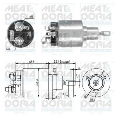 Magnetschalter, Starter MEAT & DORIA 46243