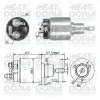 Magnetschalter, Starter MEAT & DORIA 46243