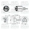 Magnetschalter, Starter MEAT & DORIA 46258