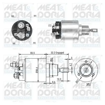 Magnetschalter, Starter MEAT & DORIA 46258 Bild Magnetschalter, Starter MEAT & DORIA 46258