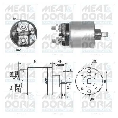 Magnetschalter, Starter MEAT & DORIA 46274 Bild Magnetschalter, Starter MEAT & DORIA 46274