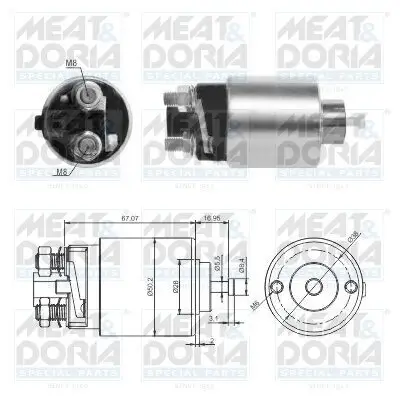 Magnetschalter, Starter MEAT & DORIA 46285