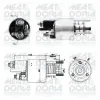 Magnetschalter, Starter MEAT & DORIA 46287