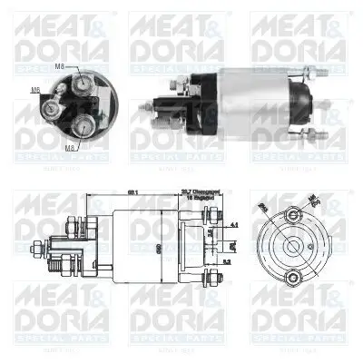 Magnetschalter, Starter MEAT & DORIA 46291