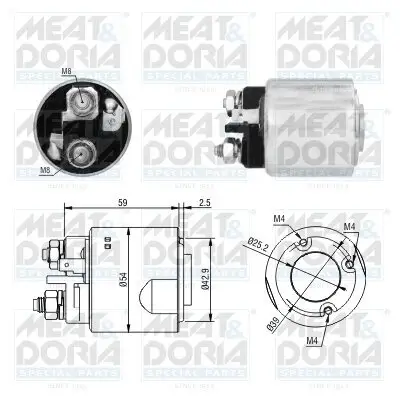 Magnetschalter, Starter MEAT & DORIA 46295 Bild Magnetschalter, Starter MEAT & DORIA 46295