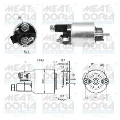 Magnetschalter, Starter MEAT & DORIA 46298 Bild Magnetschalter, Starter MEAT & DORIA 46298