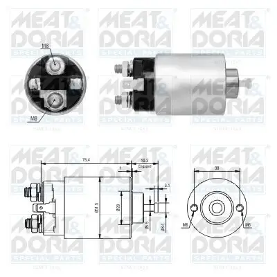 Magnetschalter, Starter MEAT & DORIA 46305 Bild Magnetschalter, Starter MEAT & DORIA 46305