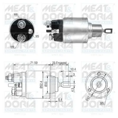 Magnetschalter, Starter MEAT & DORIA 46308