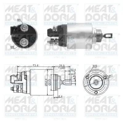Magnetschalter, Starter MEAT & DORIA 46309 Bild Magnetschalter, Starter MEAT & DORIA 46309