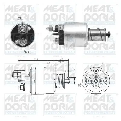 Magnetschalter, Starter MEAT & DORIA 46311