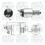 Magnetschalter, Starter MEAT & DORIA 46311