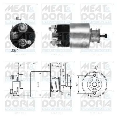 Magnetschalter, Starter MEAT & DORIA 46317 Bild Magnetschalter, Starter MEAT & DORIA 46317