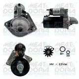Starter 12 V 2,5 kW MEAT & DORIA 5010041G