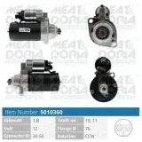Starter 12 V 1,8 kW MEAT & DORIA 5010360