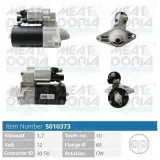 Starter 12 V 1,7 kW MEAT & DORIA 5010373