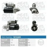 Starter 12 V 1,4 kW MEAT & DORIA 5010409
