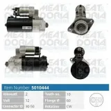 Starter 12 V 2 kW MEAT & DORIA 5010444