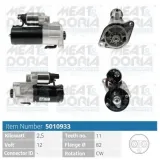 Starter 12 V 2,5 kW MEAT & DORIA 5010933