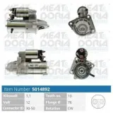 Starter 12 V 1,1 kW MEAT & DORIA 5014892