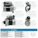 Starter 12 V 0,7 kW MEAT & DORIA 5015045