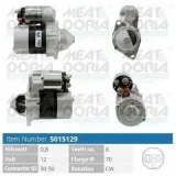Starter 12 V 0,8 kW MEAT & DORIA 5015129