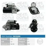 Starter 12 V 1,3 kW MEAT & DORIA 5015209