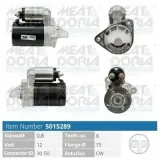 Starter 12 V 0,8 kW MEAT & DORIA 5015289