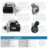 Starter 12 V 0,9 kW MEAT & DORIA 5015290