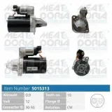 Starter 12 V 0,9 kW MEAT & DORIA 5015313