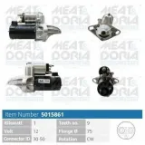 Starter 12 V 1 kW MEAT & DORIA 5015861