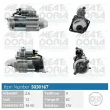 Starter 12 V 2,6 kW MEAT & DORIA 5030167