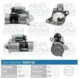 Starter 12 V 2,3 kW MEAT & DORIA 5035142