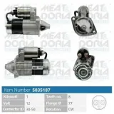 Starter 12 V 1 kW MEAT & DORIA 5035187