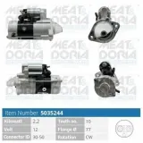 Starter 12 V 2,2 kW MEAT & DORIA 5035244