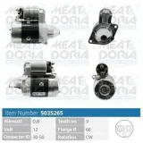 Starter 12 V 0,8 kW MEAT & DORIA 5035265