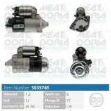 Starter 12 V 1,2 kW MEAT & DORIA 5035748