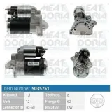Starter 12 V 1,1 kW MEAT & DORIA 5035751
