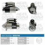 Starter 12 V 1,4 kW MEAT & DORIA 5035768