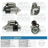 Starter 12 V 1,2 kW MEAT & DORIA 5035774