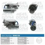 Starter 12 V 2,2 kW MEAT & DORIA 5040138