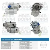 Starter 12 V 1,4 kW MEAT & DORIA 5040646