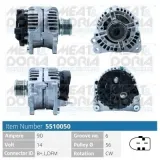 Generator 14 V MEAT & DORIA 5510050